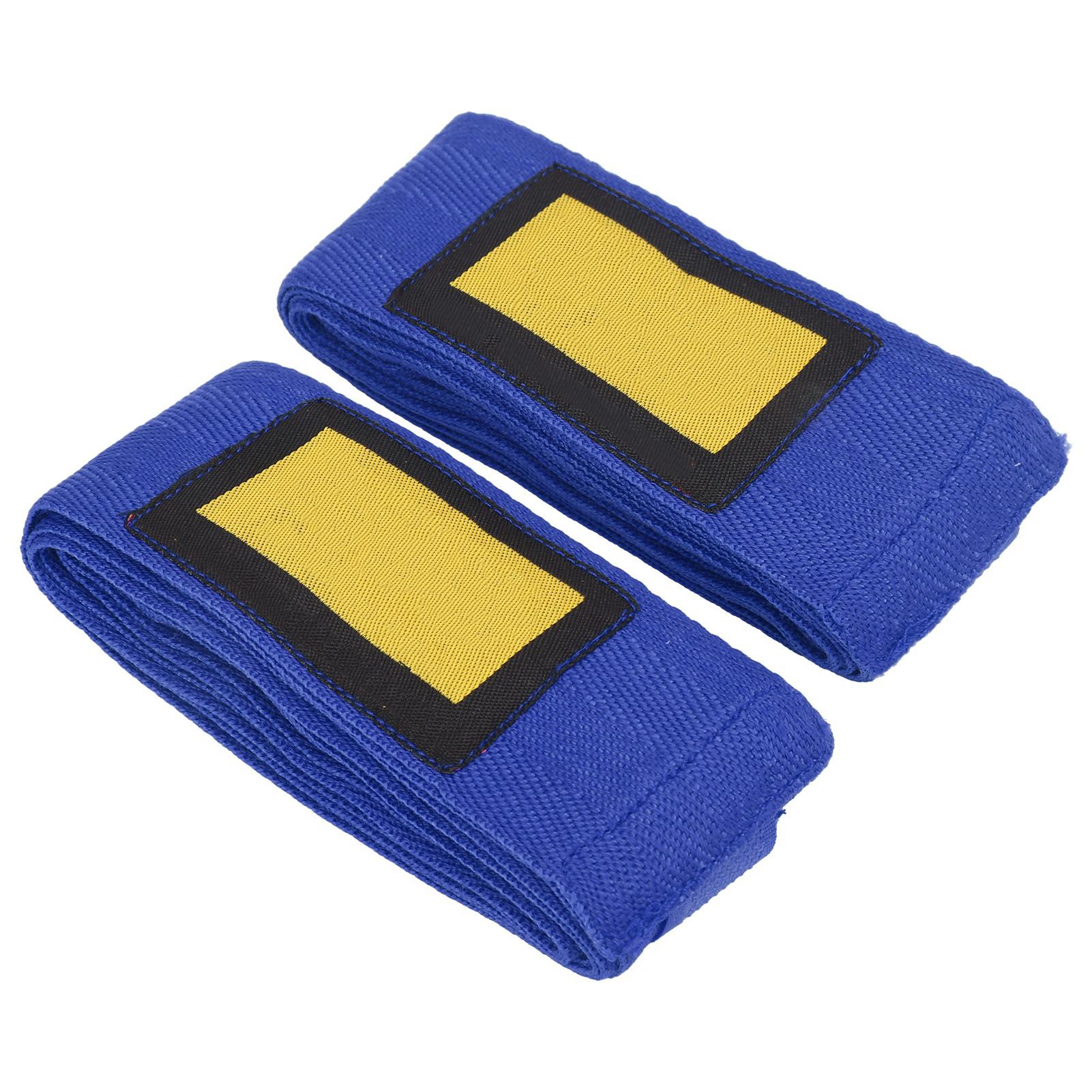 

1 Pair Boxing Handwraps Bandage Cotton Muay Thai Arts Elastic Hand Wraps for Men WomenBlue