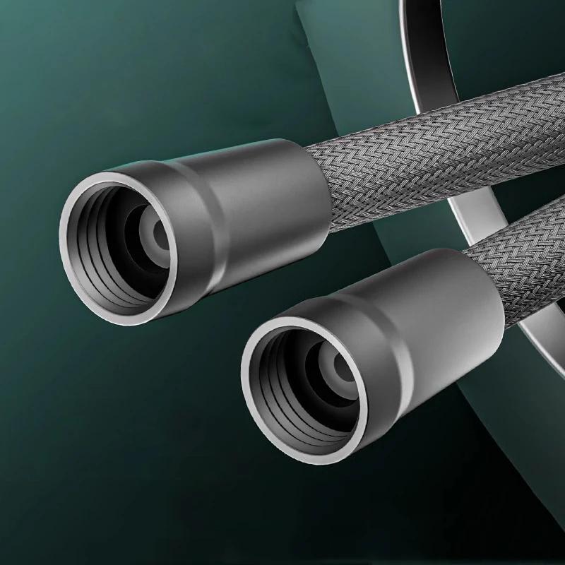 Flexible Bathroom Bath Shower Head 1.5m/ 2m Nylon Rope Shower Hose Bathroom Accessories Water Head Shower Head Pipe Tool