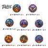 Talos Halloween Acrylic Puzzle Suncatcher, 7.87 Inch Sun Catcher Window Hanging Ornament, Ideal for Gifting and Home Decor