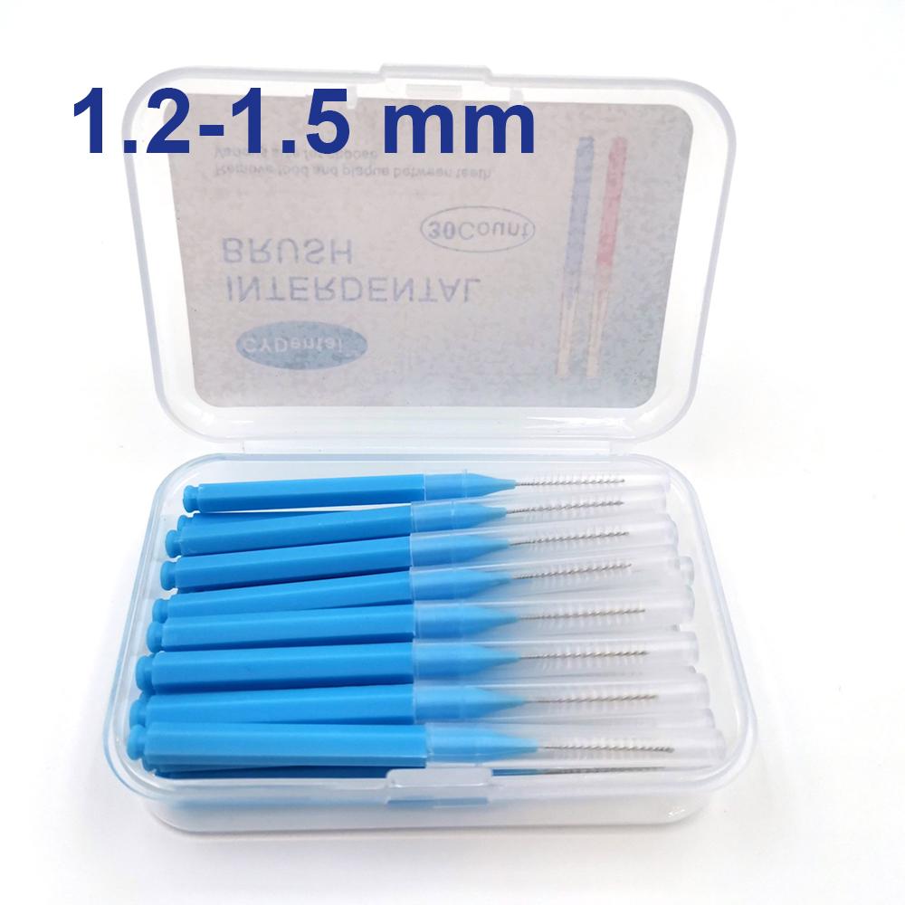 

30Pcs/Box Interdental Brush I Type Interdental Brush Orthodontic Correction Tooth Gap Brush Tooth Braces Cleaning Soft Bristles Professional Grade W17372WW-