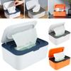 Scatola Salviette Umidificate Dispenser Carta Portatile con Coperchio Scatola Porta Salviette Antipolvere Organizzatore Auto per Bambino Tovagliolo Caldo