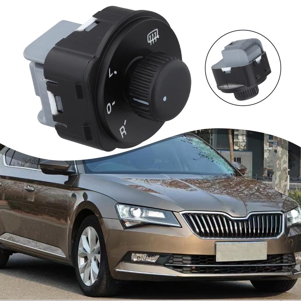 Car Mirror Adjustment Octavia MK2 Replacement Automatic Car Parts OE Specifications Plastic Material 1 Piece Included