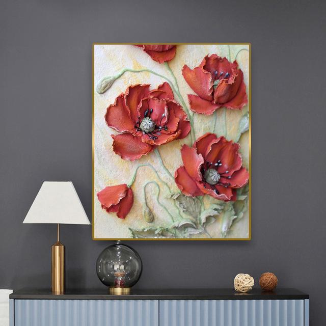 Art Scandinavian Flower Poster Home Decor Canvas Painting Wall Art Posters And Prints Wall Pictures For Living Room Decoration