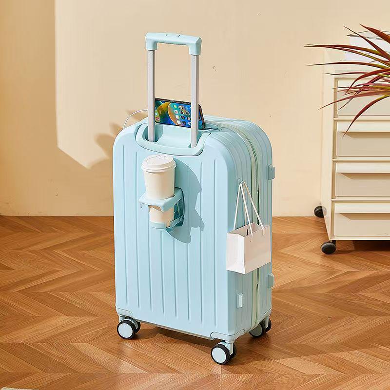 2025 Travel Suitcase: 20-Inch Silent Trolley for Women, Men, and Kids.