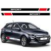 2 szt. Naklejka Dekoracyjna na Boki Drzwi Samochodu Naklejka Samochodowa Niestandardowa Dla Hyundai i20 WRC N Line 2009 2010 2011 2012 2017 2018 2025 2025
