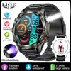 Military Smart Watch Men 3ATM Waterproof 1.46" AMOLED Screen LED Flashlight 515mAh Battery Heart Rate Sports BT Call Smartwatch
