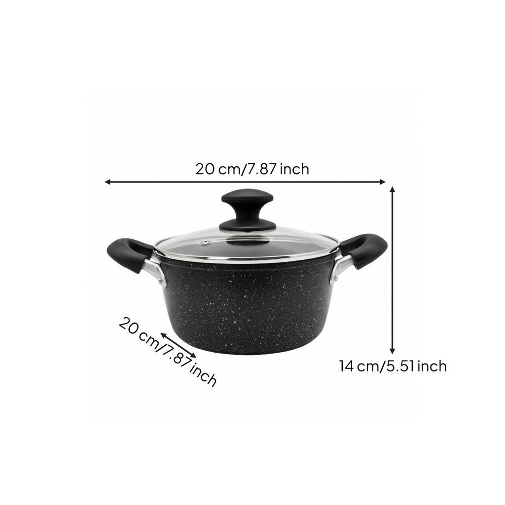 Nonstick Soup Pot Easy to Clean Cookware for Families