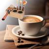 Espresso Tamp Mat Stand Anti Slip Stable for 5158mm Portafilter Worktop Bar Beech