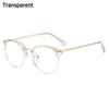 Women Round Frame Vision Care Eyeglasses Eyewear Anti-UV Blue Rays Glasses Computer Goggles