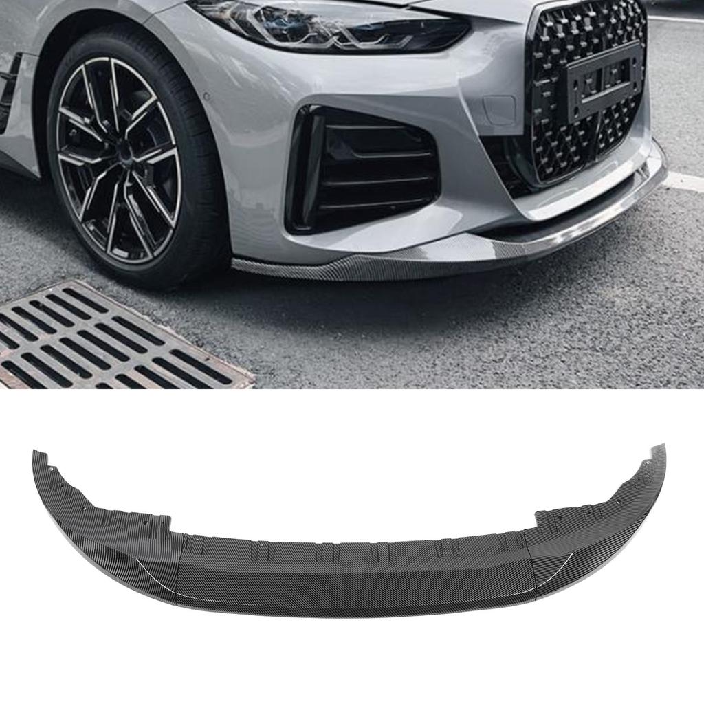 3Pcs Front Bumper Lip Spoiler Splitter Sporty Front Lip Spoiler Splitter Protector for 4 Series 6 M Sport 2020 and Later