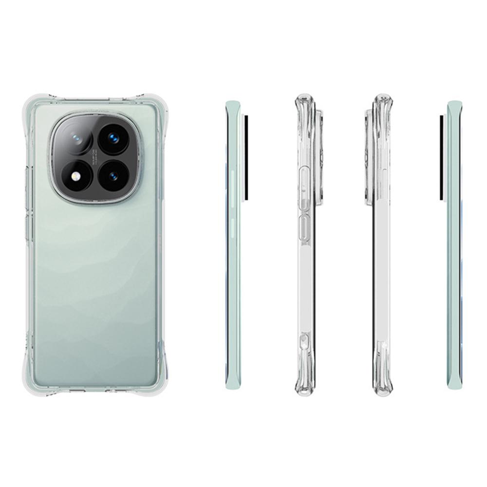 Etui TPU na telefon Xiaomi Redmi Note 14 Pro+ 5G, antypoślizgowe, przezroczyste etui na telefon komórkowy