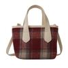 2024 New Fashion Grid Large Capacity Handbag Stylish Casual Tote Bag