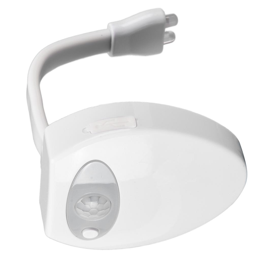 Toilet Light Automatic Color Change Smart Sensor Dual LED Ceramic Texture Toilet Bowl Light