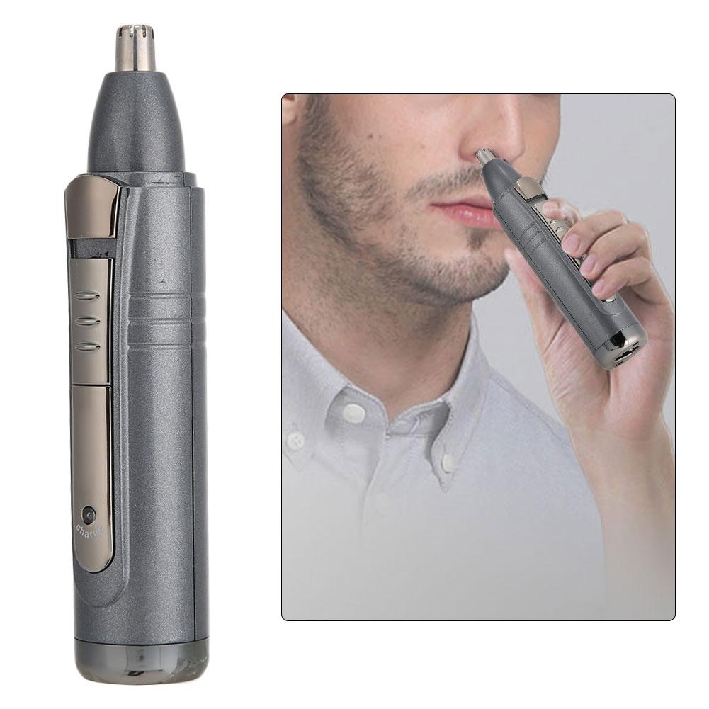 Rechargeable Electric Hair Trimmer Nose Hair Temples Remover Shaver