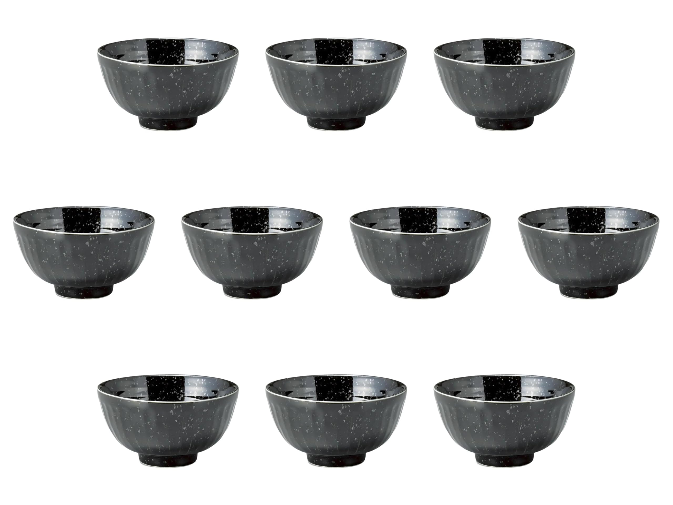 

Набор из 10 маленьких пиал для риса x 6 пиал для риса Setomonohonpo Mikage-Shaved [11,5 см]