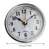 1Pcs Classic Clock Craft Quartz Movement Dia.65mm Round Clocks Insert Roman Number Little Clock Arabic Numbers Wall Decor