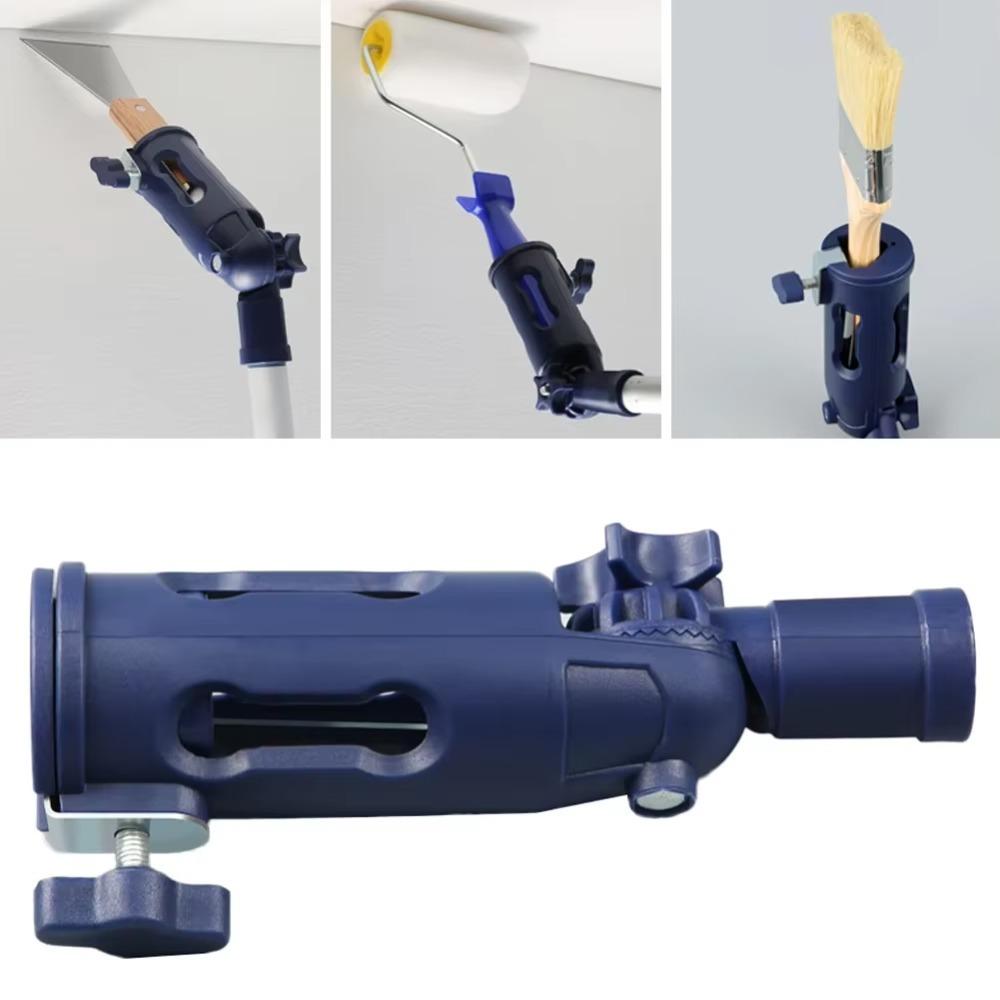 Multi-Angle Paint Brush Extender Valve Fixed Paint Roller Clamp Universal Paint Brush Clip Wall