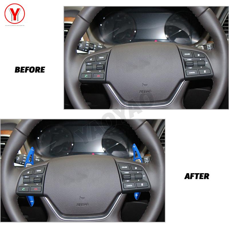 Paddle Shifter For Hyundai Genesis DH 2014 2015 2016 2017 G80 2018 2019 2020 Aluminum  Steering Wheel Shift Paddle Extension