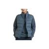 Solid Color Casual Stand Collar Down Vest Men Vests Dark-Blue 1372650-012