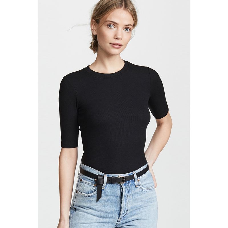 2025 Summer New Arrival Fashion All-Match Simple and Thin Modal Cotton Half Sleeve round Neck T-shirt Women's Bottoming Shirt Tops