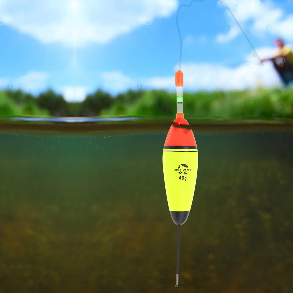 40 Gram EVA Foam Drift Bobber, Eye-catching long distance casting float, accessory for sea angling and everyday fishing.