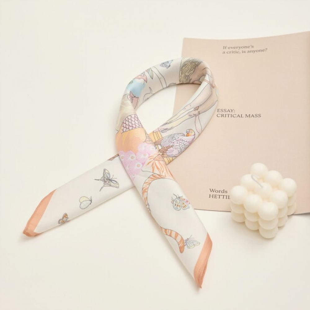 Customable Muse Triple Pattern Square Scarf T2608ac020c