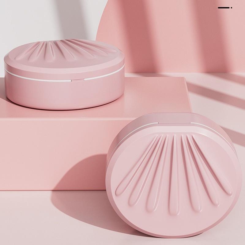 Boîte de Rangement Orthodontique pour Aligneurs avec Miroir Faux Dents Boîte pour Prothèses Dentaires Rétenteur Dentaire Protège-Dents Organisateur d'Appareils Dentaires Soin Buccal