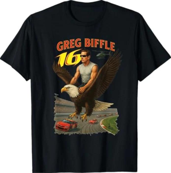 

Official Greg Biffle 100% Cotton T-shirt Mens Tees Top M