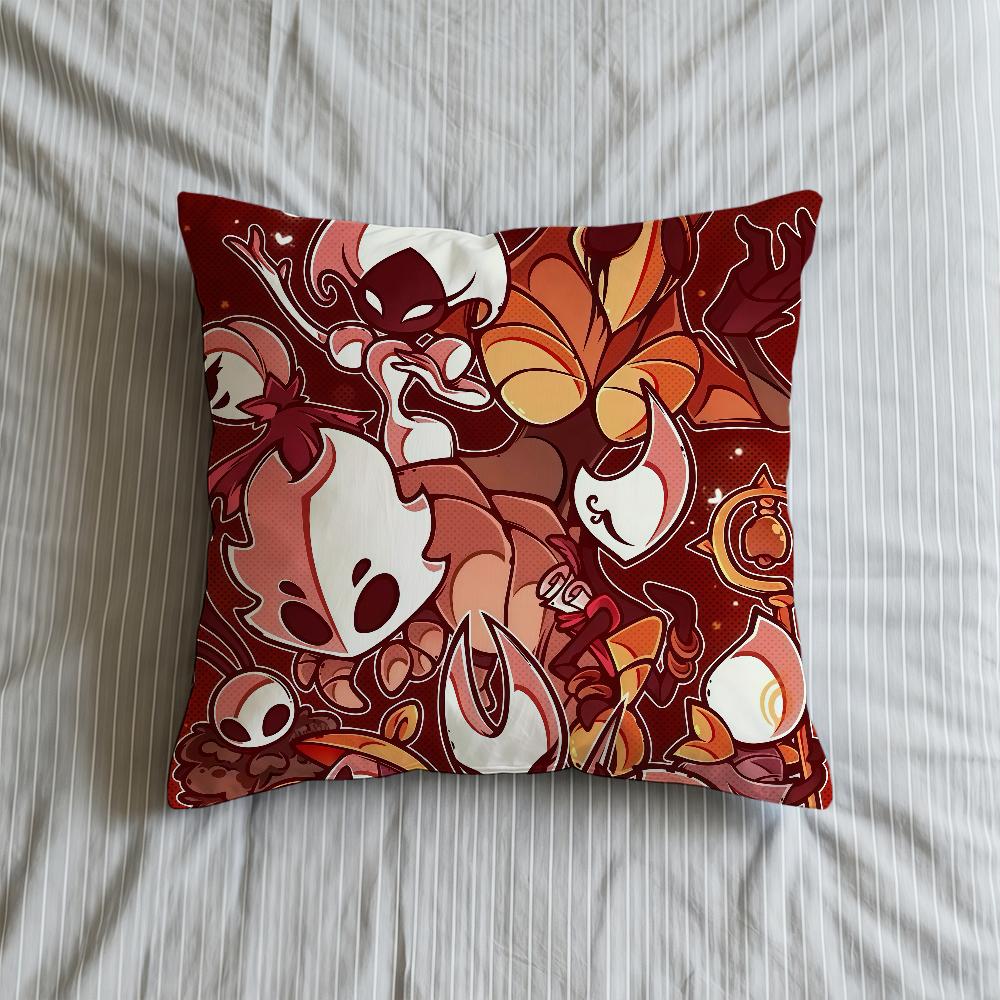 Cushion Cover Square Hollow Decorative Throw Silksong Pillow Case Knight Sofa Bed Car Living Room Birthday Anniversary Gifts