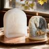Relief Candle Mold Delicate Double Horse Head Mold Horse Candle Mold Multi Functional For Soap Making New Year Gift Handmade