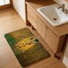 Gustav Klimt The Kiss Soft Hallway Carpet Non-Slip Laundry Room Mat Laundry Decor Balcony Child Living Room Toilet Rug