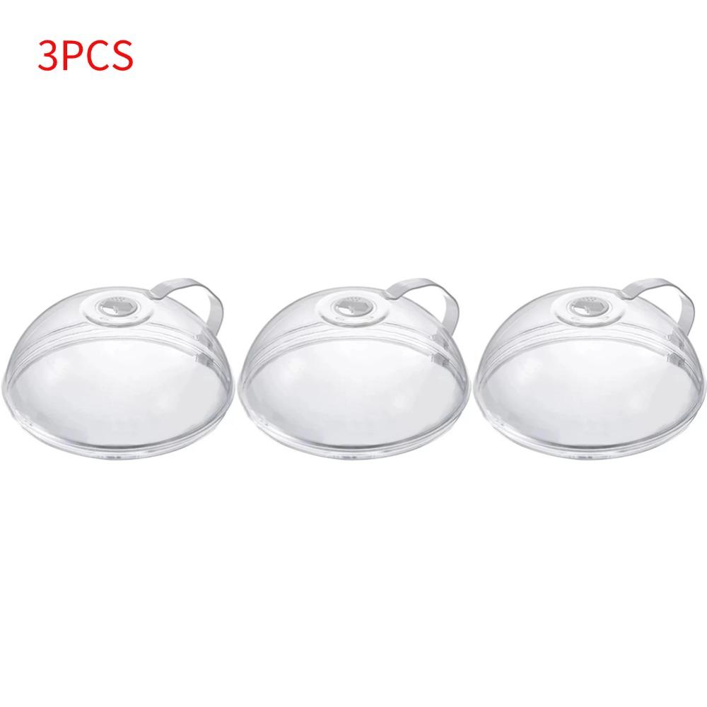 Microwave Splash Cover Thickened Transparent Splash-proof Cover with Handle BPA-free Plate Food Cover With Handle Anti-splatter