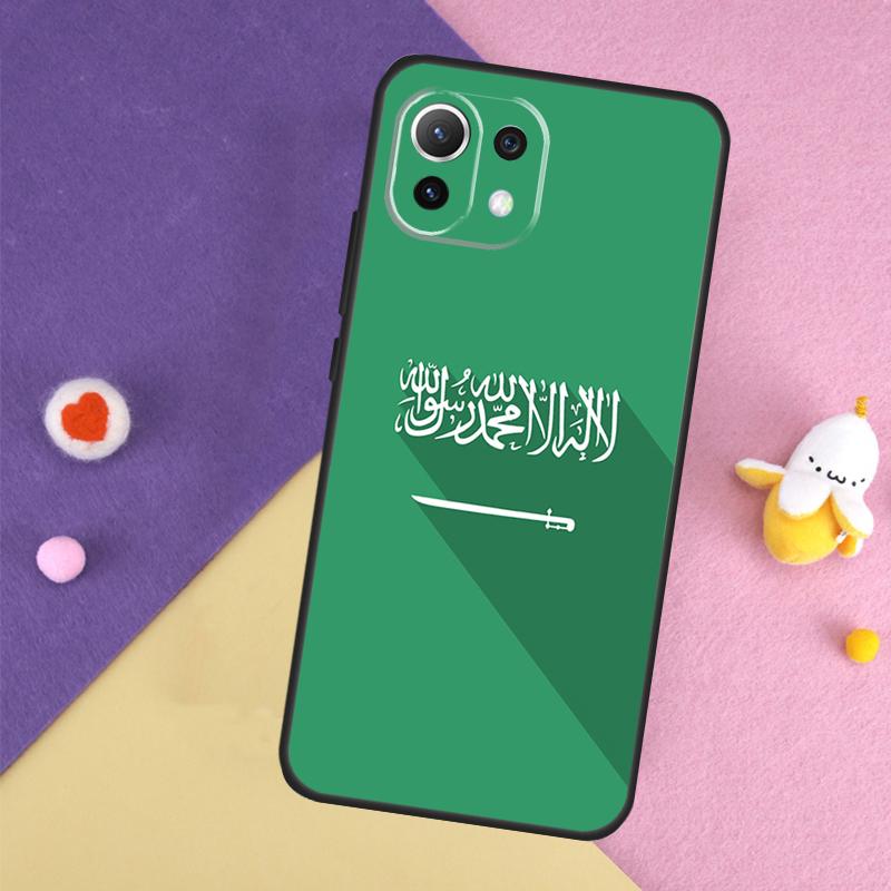 Saudi Arabia Flag Case For Xiaomi 15 13 14 Ultra 14T 11T 12T 13T Pro POCO X7 Pro X3 X5 X6 F5 F6 M6 Pro Cover