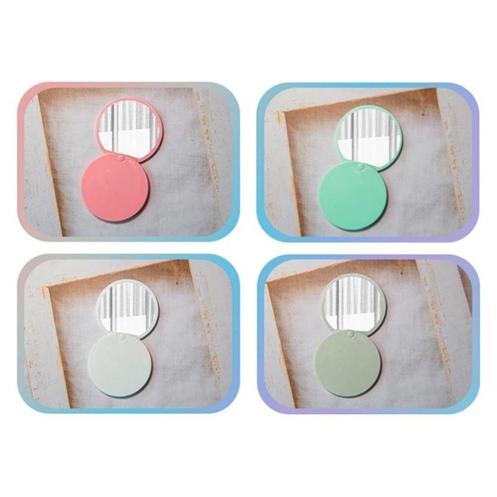 Rotating Small Mirror Circular Handheld Cosmetic Mirror Make-Up Mirror  Makeup Tool