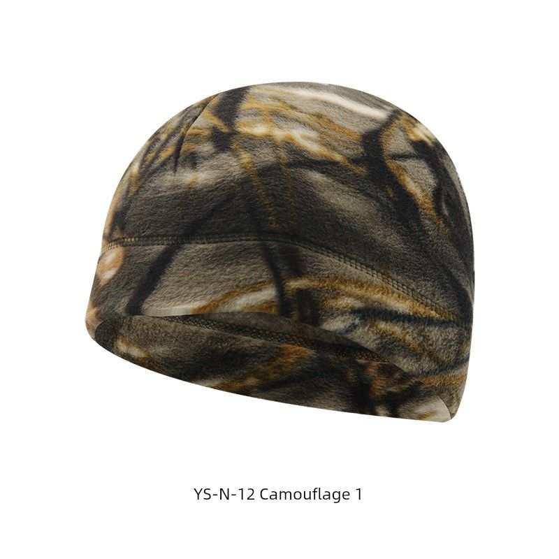 

Fleece Hat Head Cover Warm Mountain Climbing Biking Outdoor Fan Color [separate hat]] All yards