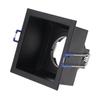 Square Round Recessed Spotlight Mounting Frame MR16 GU10 Downlight Ceiling Lighting Fixture for Home Black White Spot Light