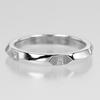TIFFANY&Co. True Ring Pt950Platinum/diamond #4.3(US Size) 4.4g Women Used
