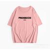 Plus Size  Women's Summer Letter-printed Round Neck Loose Short Sleeved Top