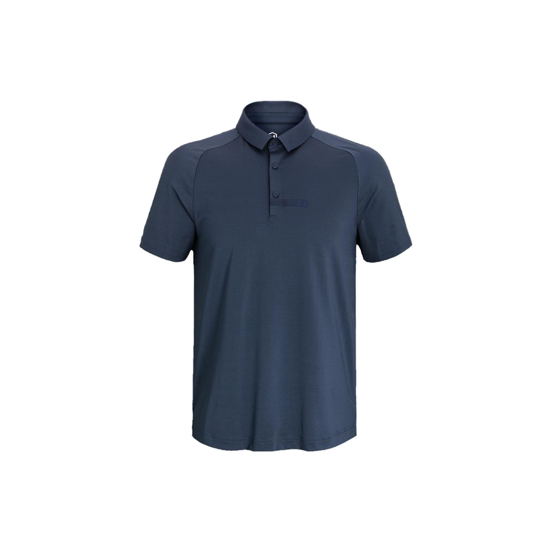 Under Armour Rush Bonded Polo Shirt Navy Men s 1366253-044 M