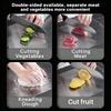 New Stainless Steel Cutting Board, Multiple Materials, for Kitchen, Home, Camping, Parties, and Barbecues, Usable On Both Sides