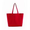 Canvas Tote Bag With Solid Color For Shopping And Gift Use