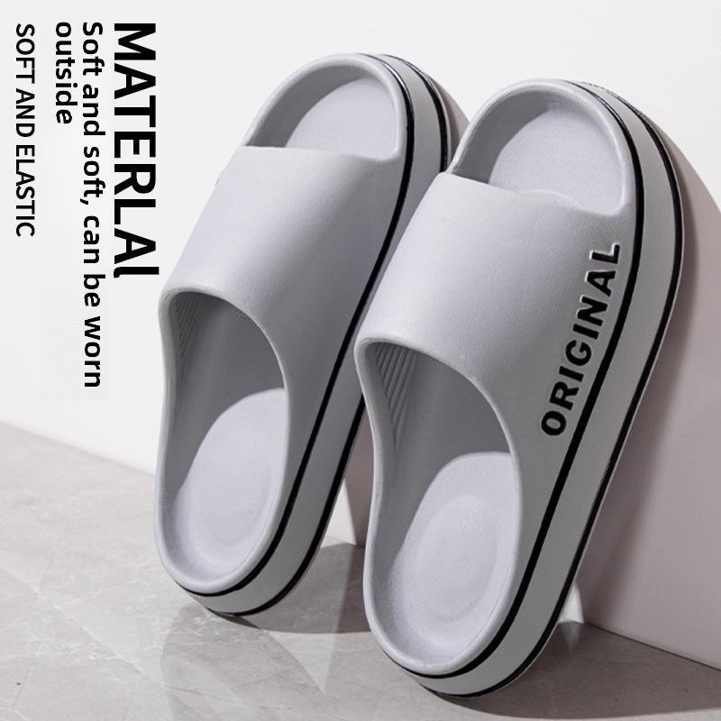 High-Grade Non-Slip Summer Slippers: Thick Bottom, Unisex Indoor Comfort for Men and Women
