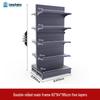 Multifunctional Gray Display Rack for Convenience Stores – Single/Double-Sided Snack Storage Shelf
