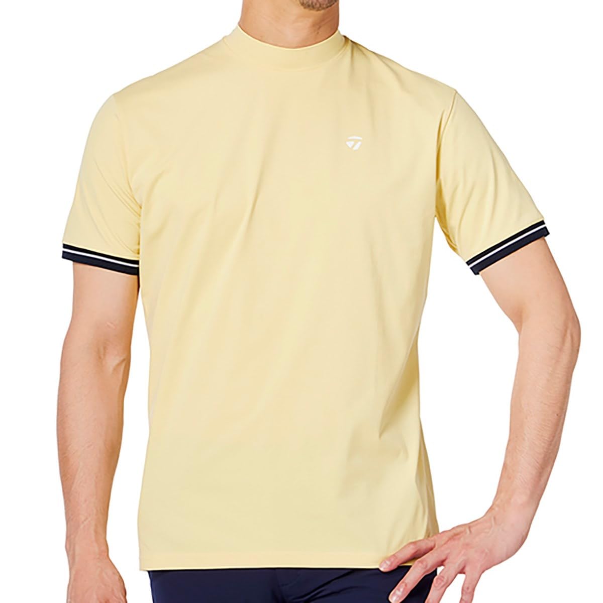 

TaylorMade Back Print S/S Mock Jacket, Cream, Size O, Men s, 24FW, UN344