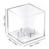 Clear Baseball Box Display Acrylic Transparent Baseball Organizer Case Dustproof UV Protection Perfit For Memorable Collection