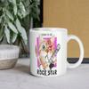 1 Förpackning 11oz Vit Keramisk Mugg Med Dubbelsidigt Tryckt Design Hållbar Kaffekopp För Hemma Kontoret Daglig Drickning