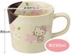 Skater Mino Ware Mug Cup Hello Kitty Sakura 290ml Japanese Ceramic Sanrio CHMM1-A (Japan domestic version)