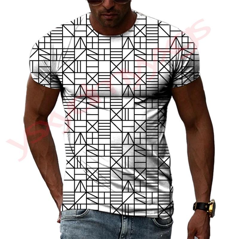 3D Print Instrument Music T-Shirt For Men Colorful Art Party Pattern T Shirts Summer Casual Short Sleeves O-Neck Tops Loose Tees