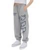 BONIEE [Fleece Lined] Big Heart Graphic Jogger Elastic Pants Gray