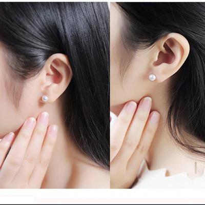 Best Selling Wild Fashion Simple Pearl Bean Earrings Style Women Girls Earrings Jewelry Wholesale Crystal Earrings Brincos